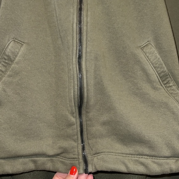 Nike Olive Green Zip-Up Jacket - Picture 4 of 8